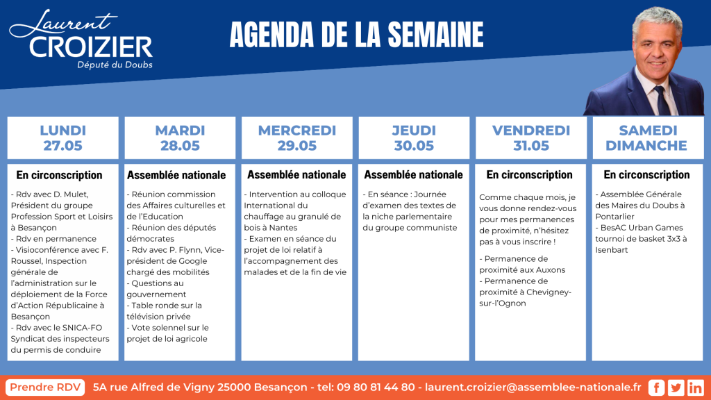 Copie De Copie De Agenda Du 2705 Au 0206
