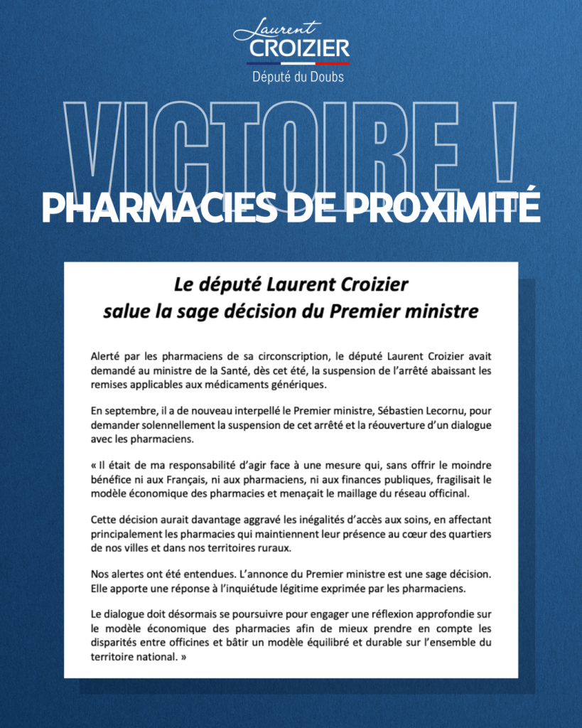 Reactions politiques