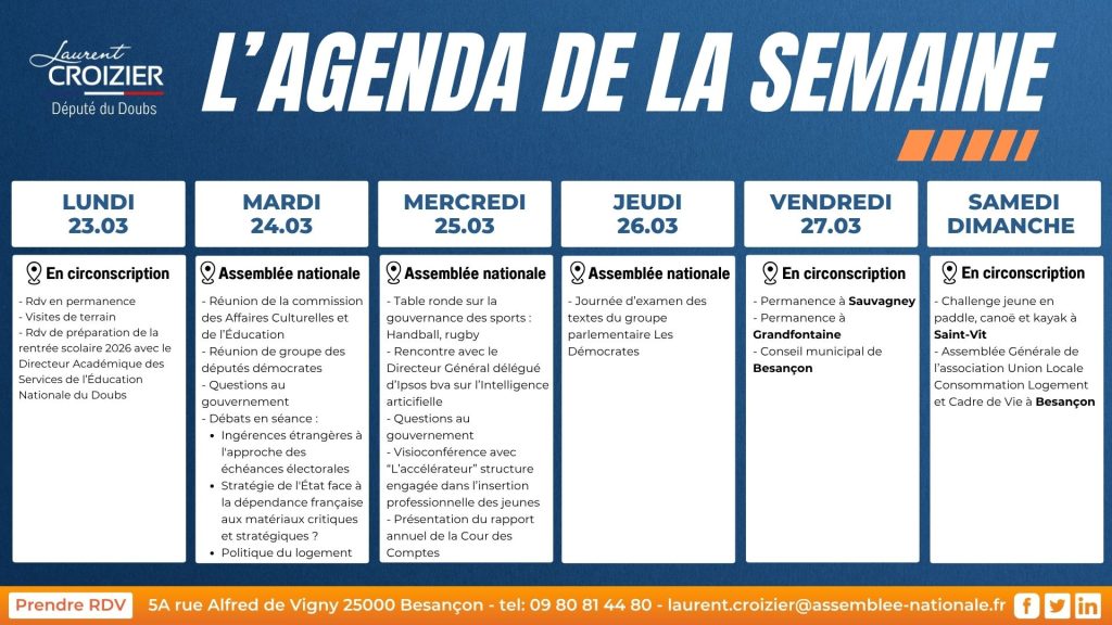 Copie de Modèle Agenda